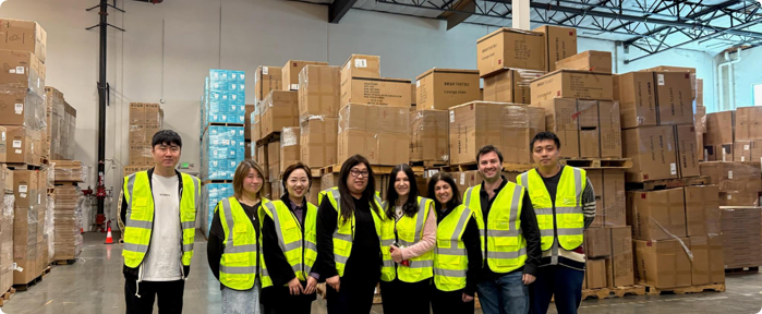 LC local warehouse team